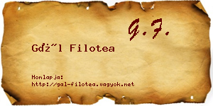 Gál Filotea névjegykártya